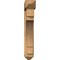 Ekena Millwork Merced Arts and Crafts Rough Sawn Bracket w/ Offset Brace, Western Red Cedar, 8"W x 42"D x 48"H BKT0806X42X48MRC03RWR - alternate 3